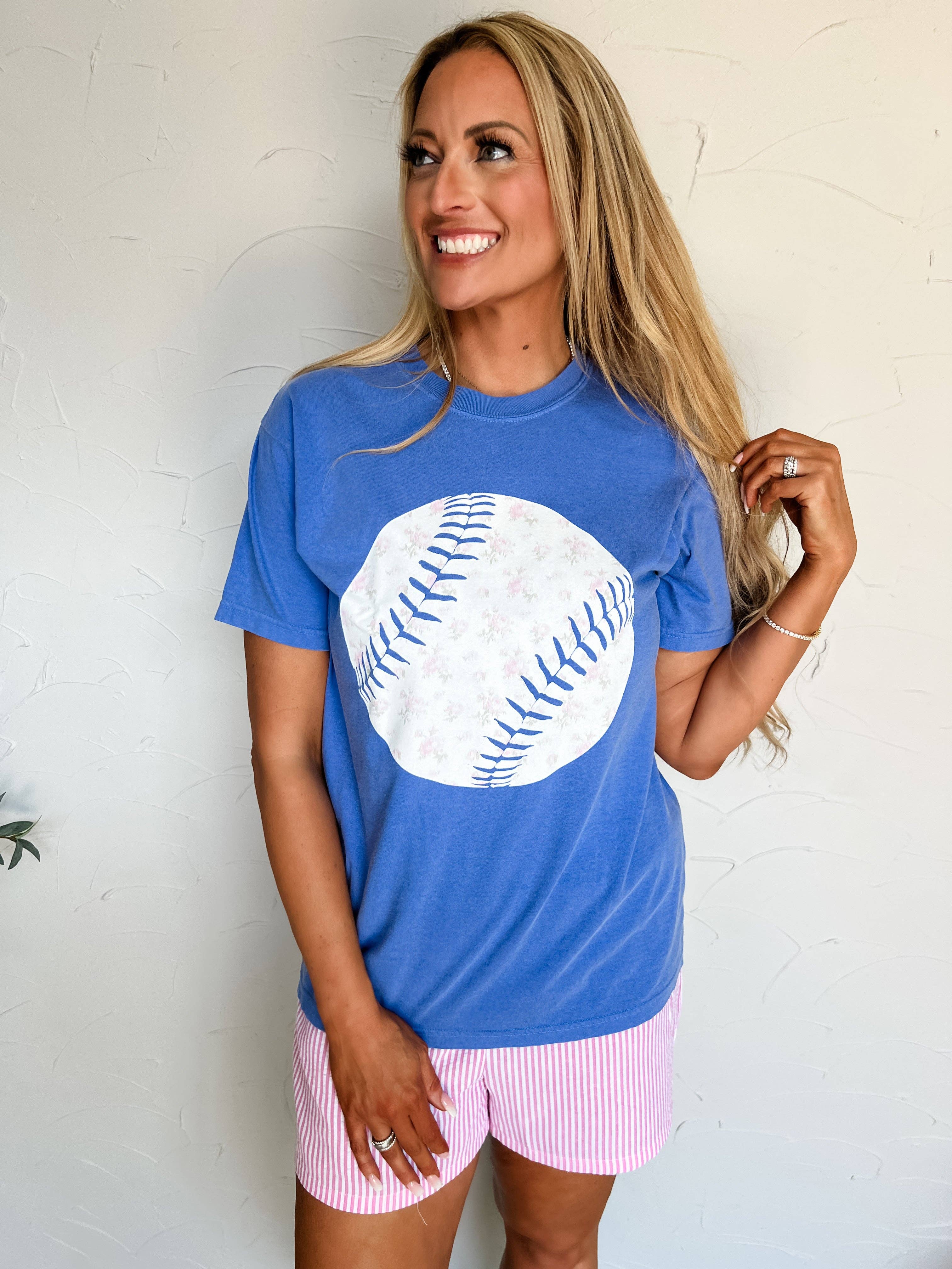 Floral Baseball Tee